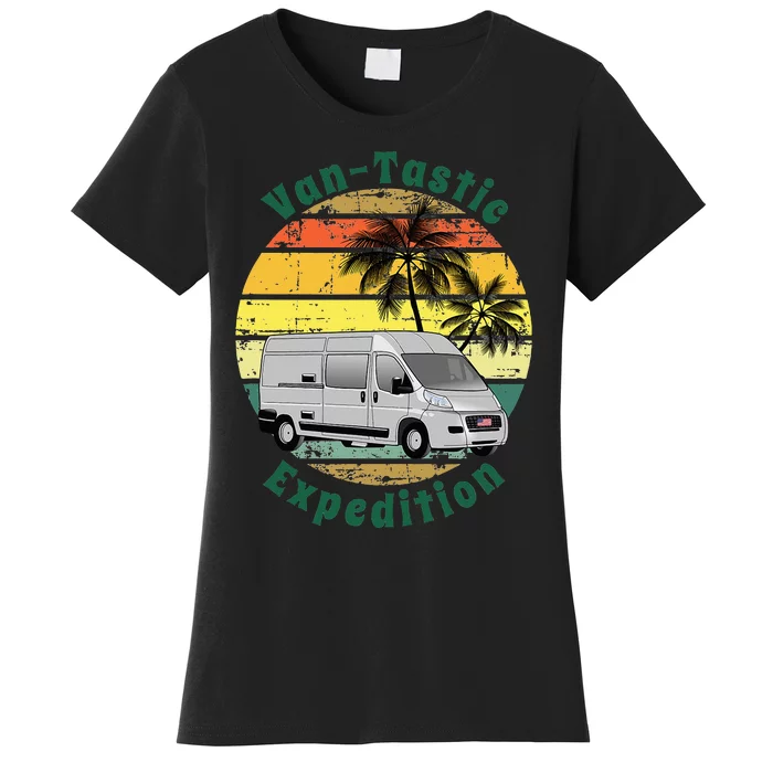 VanTastic Expedition Vanlife Van Camper Lover Women's T-Shirt