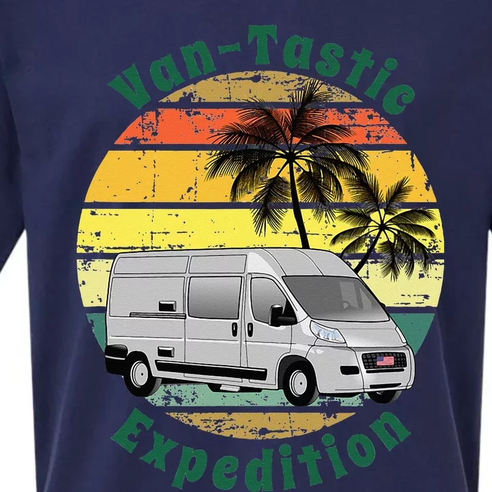 VanTastic Expedition Vanlife Van Camper Lover Sueded Cloud Jersey T-Shirt