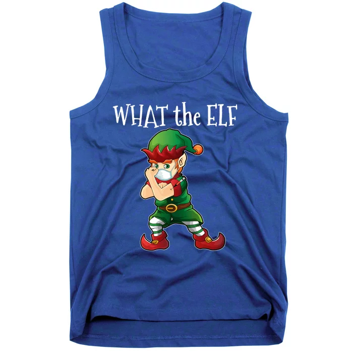 Vaccinated Elf What The Elf Gift Tank Top