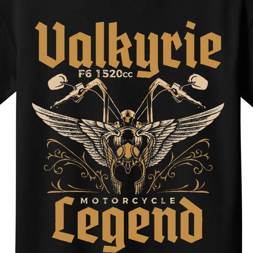 Valkyrie F6 1520cc Motorcycle Legend Biker Kids T-Shirt