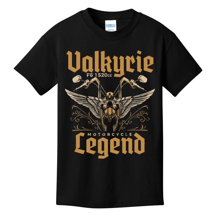 Valkyrie F6 1520cc Motorcycle Legend Biker Kids T-Shirt