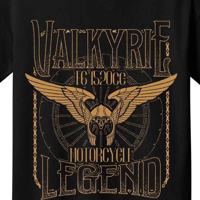 Valkyrie F6 1520cc Motorcycle Legend Biker Kids T-Shirt