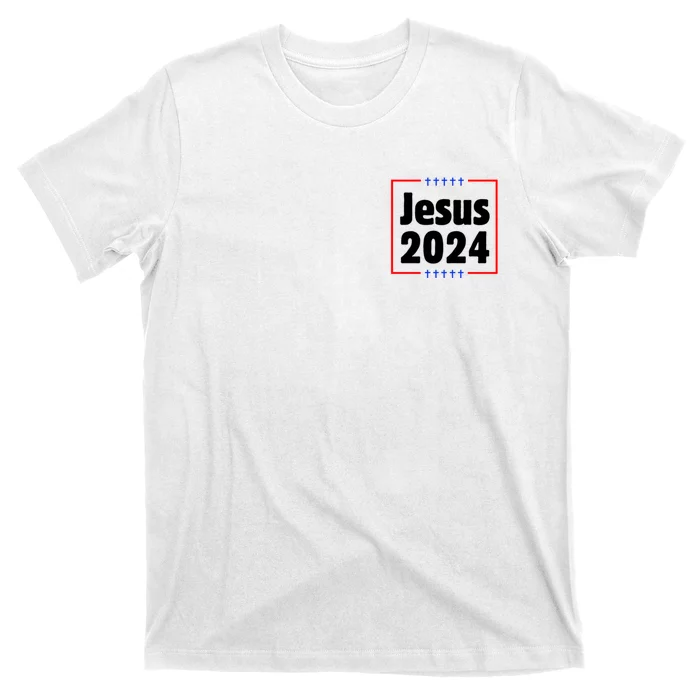 Vote For A King Jesus 2024 Front & Back T-Shirt