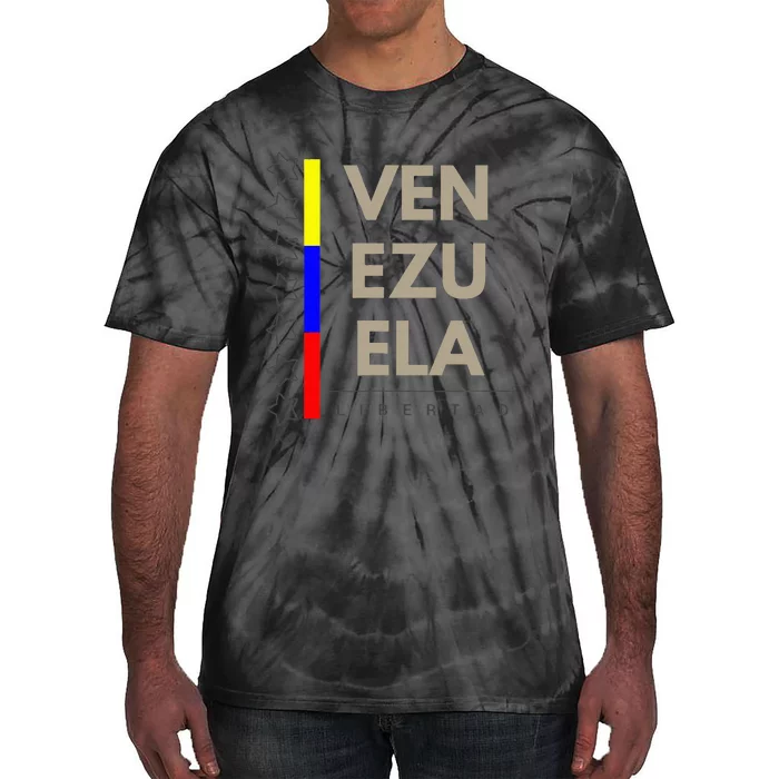 Venezuelan Flag Apparel With 7 Stars Libertad Tricolor Gift Tie-Dye T-Shirt