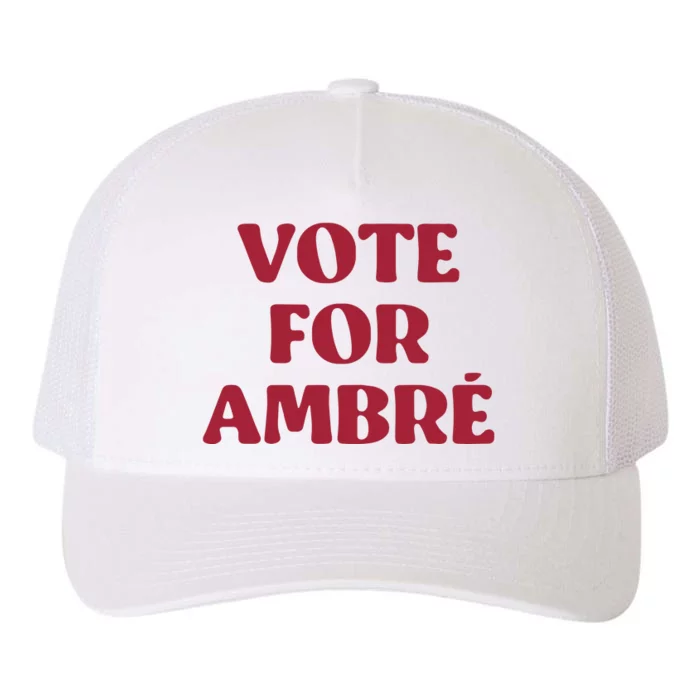 Vote For Ambre Yupoong Adult 5-Panel Trucker Hat