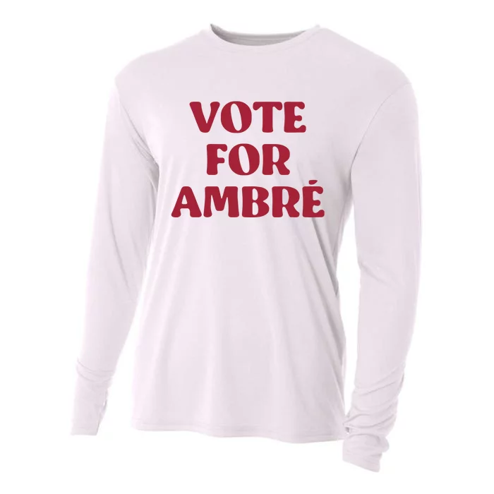 Vote For Ambre Cooling Performance Long Sleeve Crew