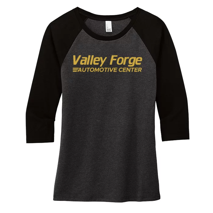 Valley Forge Automotive Funny Women's Tri-Blend 3/4-Sleeve Raglan Shirt