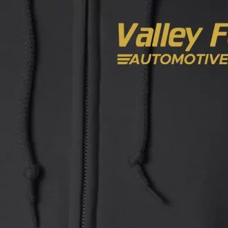 Valley Forge Automotive Funny Full Zip Hoodie