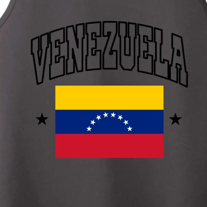 Venezuela Flag Athletic Souvenir Gift Performance Tank