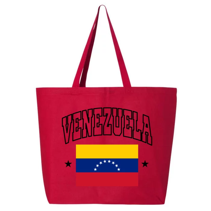 Venezuela Flag Athletic Souvenir Gift 25L Jumbo Tote