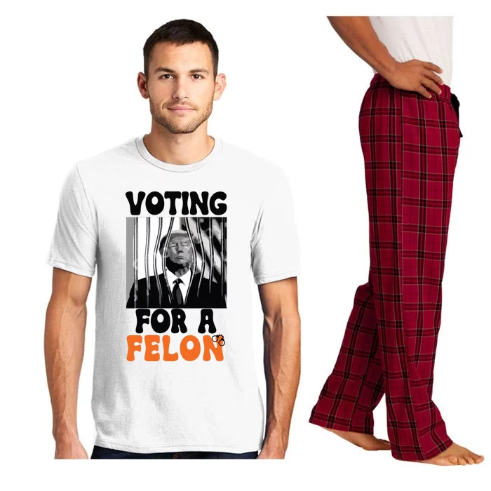 Voting For A Felon Pajama Set