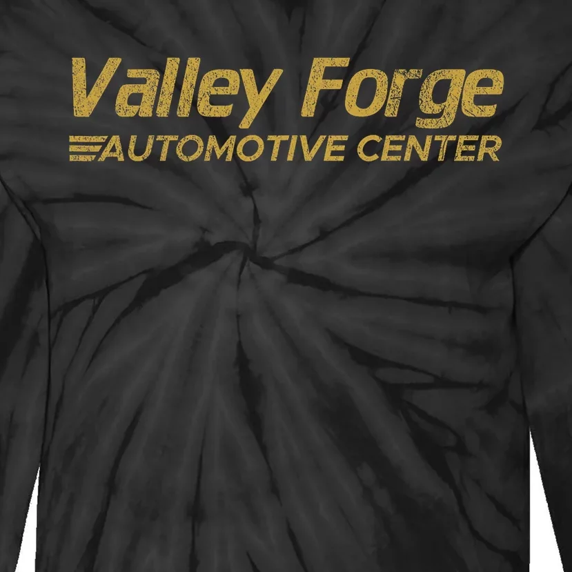 Valley Forge Automotive Distressed Look Tie-Dye Long Sleeve Shirt