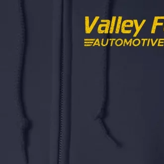 Valley Forge Automotive Distressed Look Full Zip Hoodie