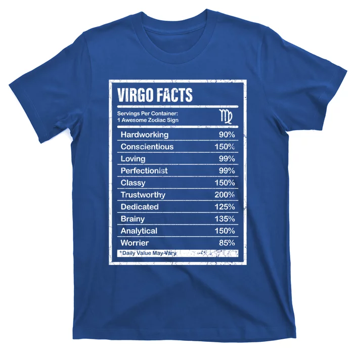 Virgo Facts And Funny Zodiac Gift T-Shirt