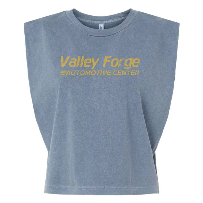 Valley Forge Automotive Distressed Look Garment-Dyed Women's Muscle Tee