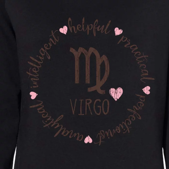 Virgo Facts And Funny Zodiac Sign Gift Womens California Wash Sweatshirt