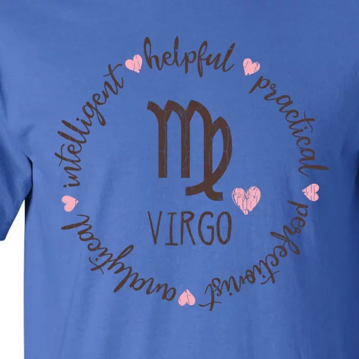 Virgo Facts And Funny Zodiac Sign Gift Tall T-Shirt