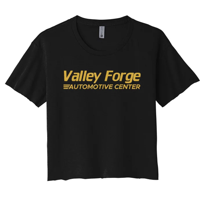 Valley Forge Automotive Funny Women's Crop Top Tee