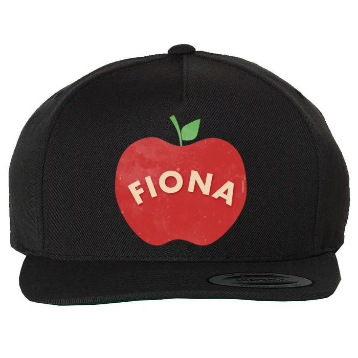 Vintage Finona Apple Wool Snapback Cap