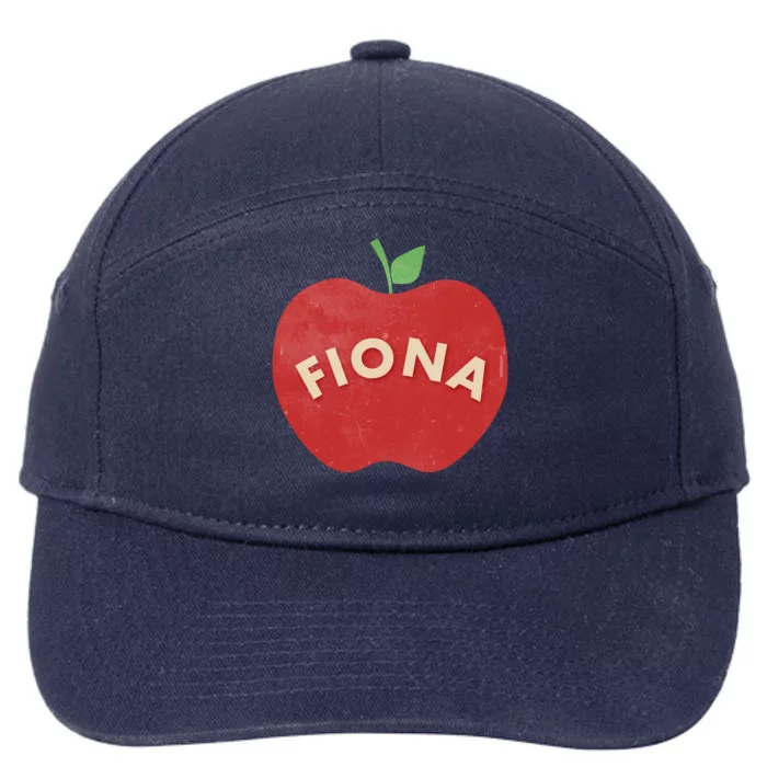 Vintage Finona Apple 7-Panel Snapback Hat