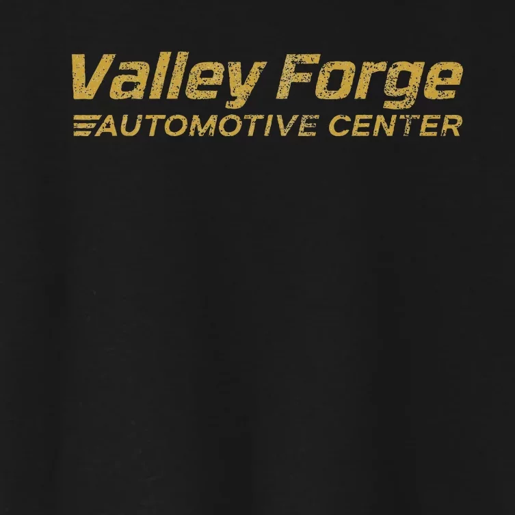 Valley Forge Automotive Distressed Look Women's Crop Top Tee