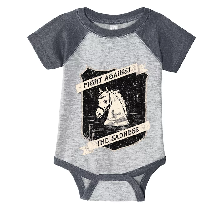 Vintage Fight Against The Sadness Infant Baby Jersey Bodysuit