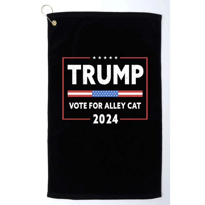 Vote For Alley Cat Trump 2024 Platinum Collection Golf Towel