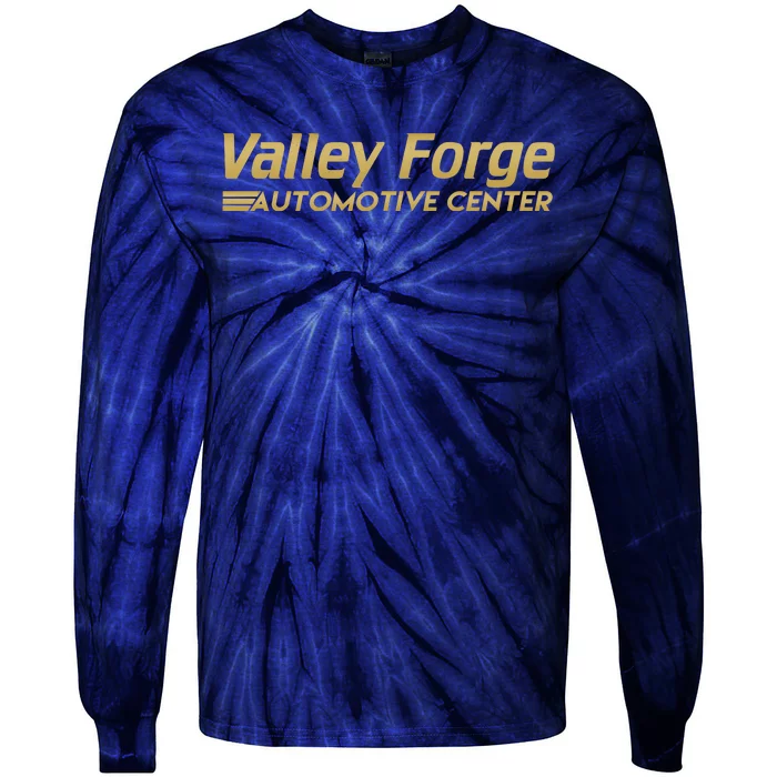 Valley Forge Automotive Center Funny Tires Tie-Dye Long Sleeve Shirt