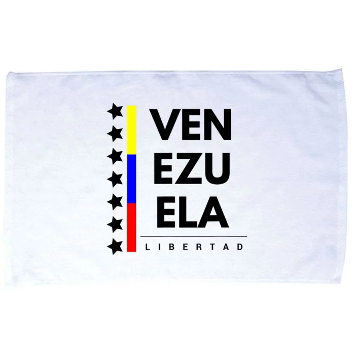 Venezuelan Flag Apparel 7 Stars Libertad Proud White Gift Microfiber Hand Towel