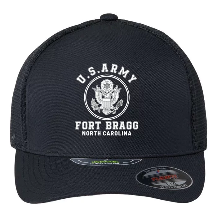 Veteran Fort Bragg North Carolina Nc 82nd Airborne Soldier Great Gift Flexfit Unipanel Trucker Cap