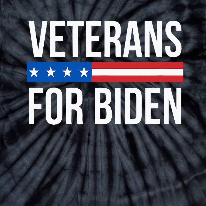 Veterans For Biden Tie-Dye T-Shirt