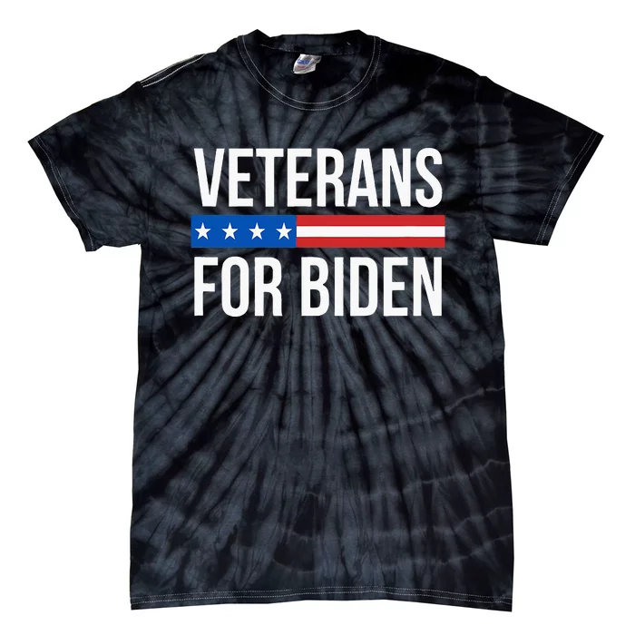 Veterans For Biden Tie-Dye T-Shirt