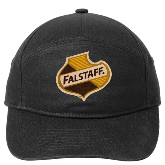 Vintage Falstaffs Beer American Brewery Distressed 7-Panel Snapback Hat