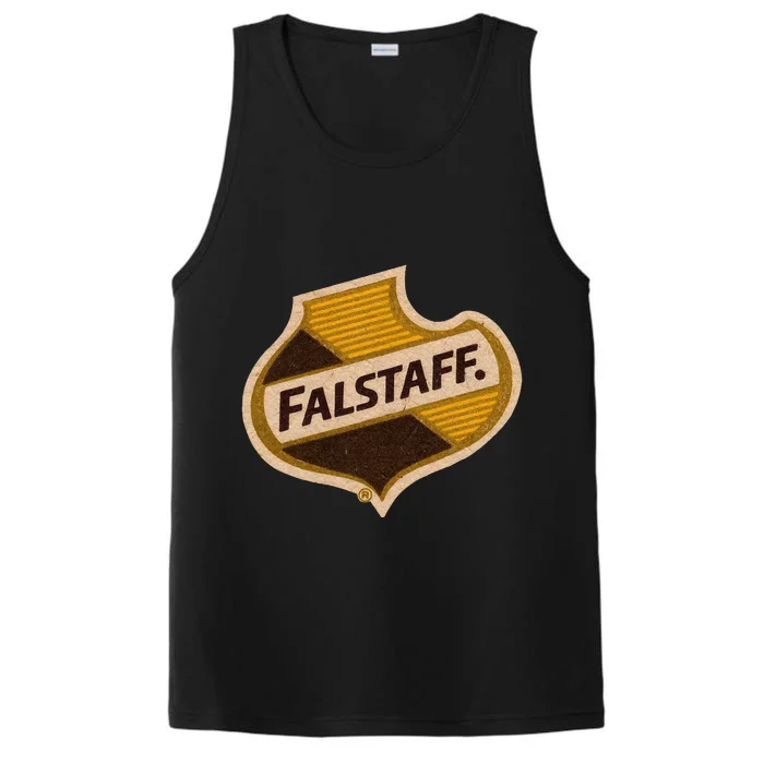 Vintage Falstaffs Beer American Brewery Distressed Performance Tank