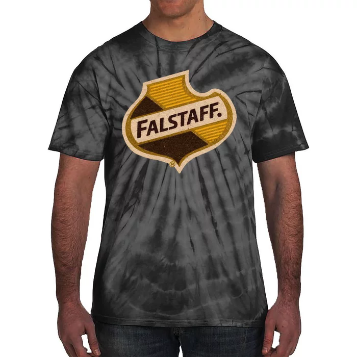 Vintage Falstaffs Beer American Brewery Distressed Tie-Dye T-Shirt