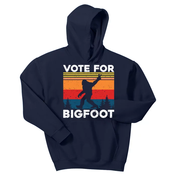 Vote For Bigfoot Kids Hoodie