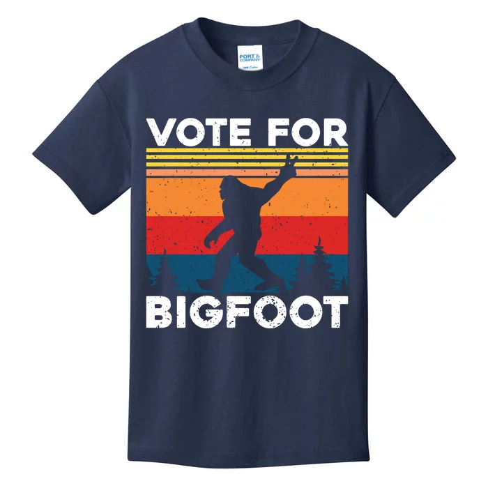 Vote For Bigfoot Kids T-Shirt