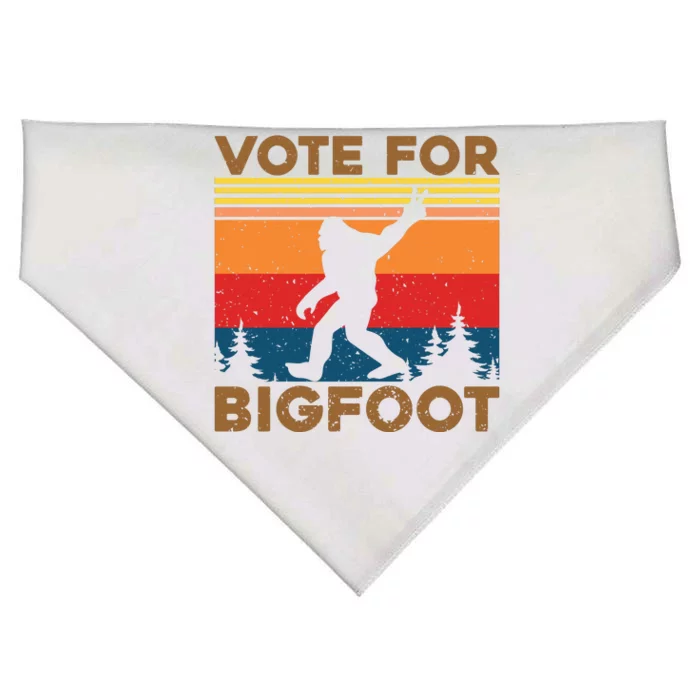 Vote For Bigfoot USA-Made Doggie Bandana