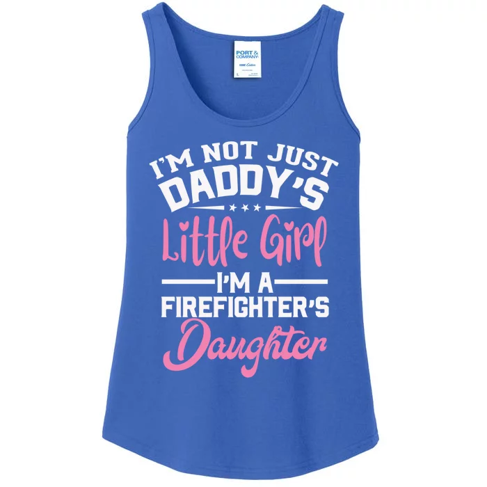 Volunteer Fire Brigade Firefighter Dad Gift Ladies Essential Tank