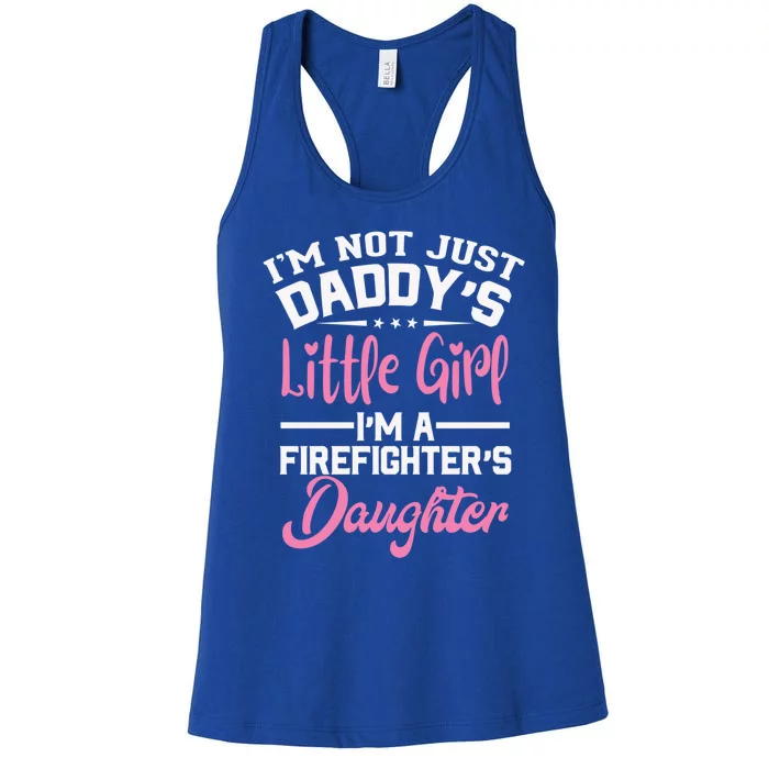 Volunteer Fire Brigade Firefighter Dad Gift Women's Racerback Tank