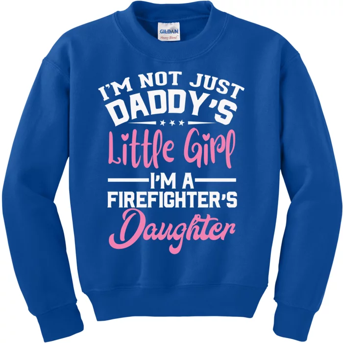 Volunteer Fire Brigade Firefighter Dad Gift Kids Sweatshirt