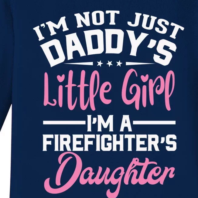 Volunteer Fire Brigade Firefighter Dad Gift Baby Long Sleeve Bodysuit