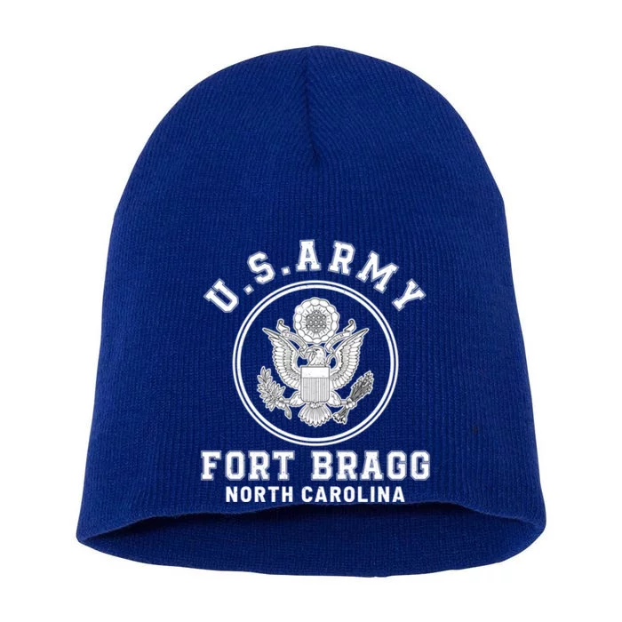 Veteran Fort Bragg North Carolina Nc 82nd Airborne Soldier Funny Gift Short Acrylic Beanie