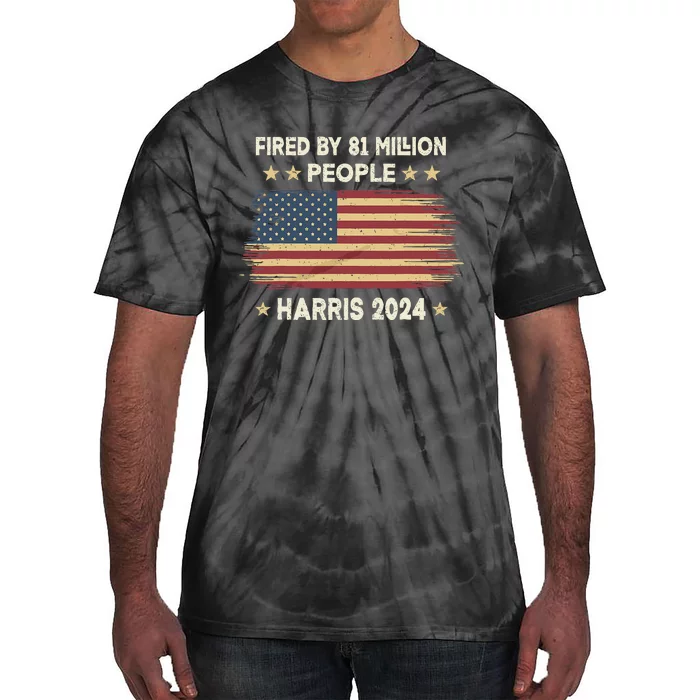 Vintage Fired By 81 Million People Kamala Harris 2024 Tie-Dye T-Shirt