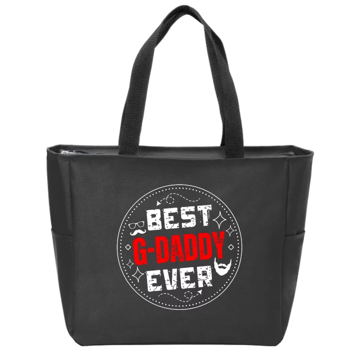 Vintage Funny Best Gdaddy Ever Graddaddy Zip Tote Bag