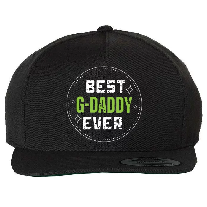 Vintage Funny Best Gdaddy Ever Graddaddy Wool Snapback Cap