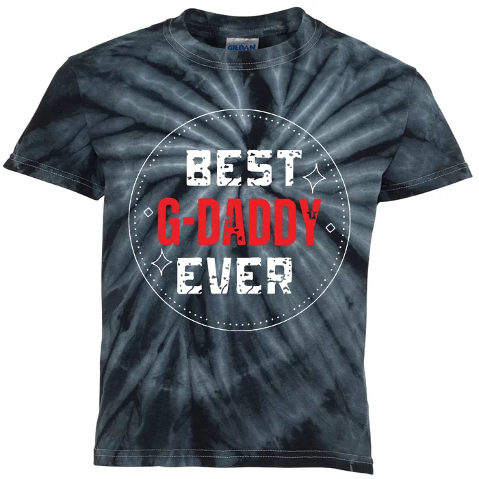 Vintage Funny Best Gdaddy Ever Graddaddy Kids Tie-Dye T-Shirt