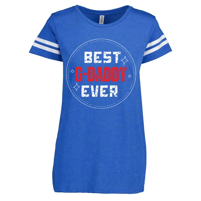 Vintage Funny Best Gdaddy Ever Graddaddy Enza Ladies Jersey Football T-Shirt