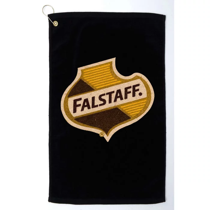 Vintage Falstaffs Beer American Brewery Distressed Platinum Collection Golf Towel