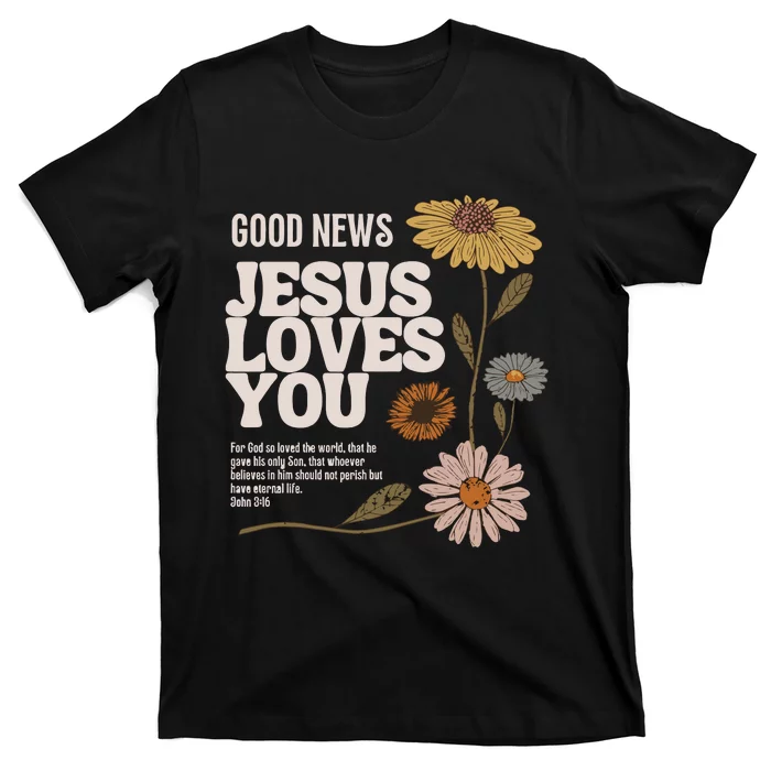 Vintage Faith Based John 3 16 T-Shirt